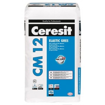Ceresit CM 12 - Клей для крупноразмерной плитки C0, типа "Грес", 25 кг, РБ-0