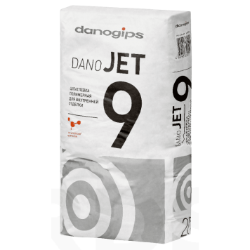 Danogips DANO JET 9 - Выравнивающая полимерная шпаклевка,  20 кг, РФ-0