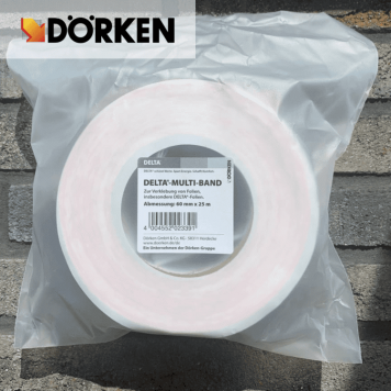DELTA Multi Band M60 - Крайне крепкий скотч для кровельных пленок и мембран, 0,060*25 м.п., Германия, шт-5