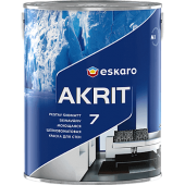 Eskaro Akrit 7 - Интерьерная краска для стен, 0.95 - 9.50 л, Финляндия