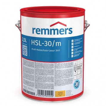 Remmers HSL-30/m - Профессиональная лазурь для защиты древесины, 2,5 - 20 л., Германия-0