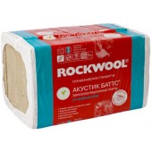 Rockwool Акустик Баттс - Звукоизоляционные плиты, толщина 27-50мм, цена за упак, РФ
