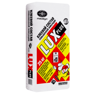 Люкс плюс - клей для плитки повышенной фиксации, 25кг. -0