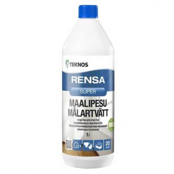 Teknos Rensa Super - Моющее средство от грязи, жира, масла, перед окраской, 1 литр, Финляндия-0