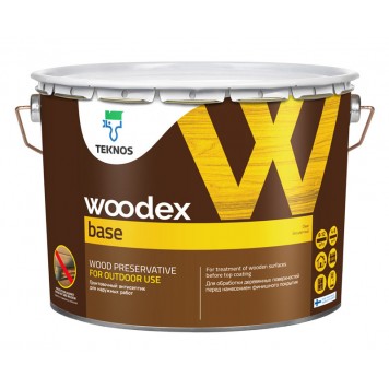 Teknos Woodex Base - Грунтовочный антисептик, 3 - 10 л, Финляндия-0