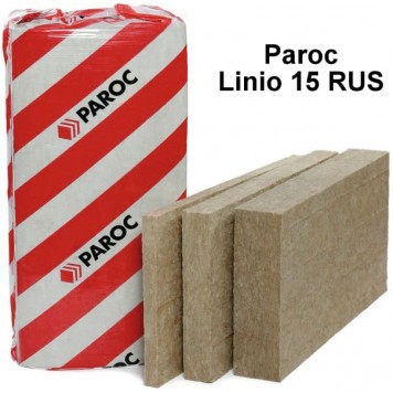 Paroc Linio 15 - Качественный фасадный утеплитель, 30-100мм, цена за упак, РФ-0