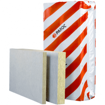 Paroc WAS 35 (WAS 35t, WAS 35tb) - Теплоизоляция для вентфасадов, 30-180мм, цена за м3 -0