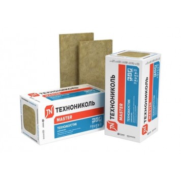 Технониколь Техноакустик - Тепло и звукоизоляционные плиты, 50-100мм, 41 кг/м3, РФ-0
