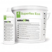 KeraKoll Superflex Eco - двухкомпонентный белый клей для плитки A+B, 8 кг, Польша