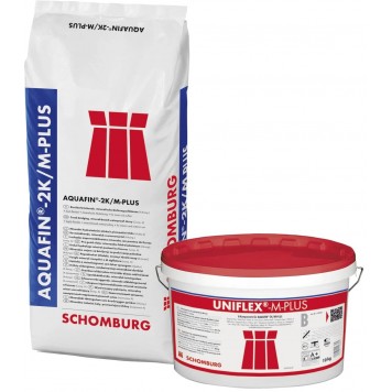 Schomburg AQUAFIN-2K/M - Двухкомпонентная эластичная гидроизоляция, 35 кг, Германия.-0