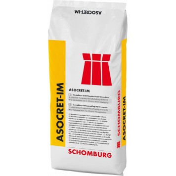 Schomburg ASOCRET-IM - Кристаллообразующий ремонтный раствор для бетона, 25 кг, Германия.-0