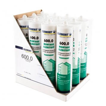 Kleiberit 600.0 - Кристально-прозрачный универсальный монтажный клей, 0,3 кг, Германия-1