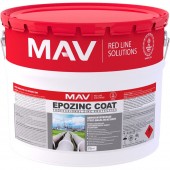 MAV Epozinc Coat - Грунт-эмаль цинконаполненная по металлу, 10 литров, РБ