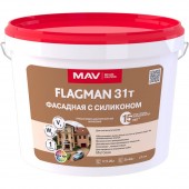 MAV Flagman 31т  краска фасадная с силиконом, 5-11 литров, РБ