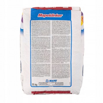 Mapei Mapeclinker - Специальный модифицированный цветной раствор для заполнения швов и кладки, 25 кг, Польша-1