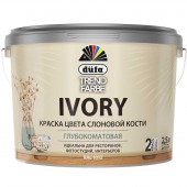 Dufa Trend Farbe Ivory - интерьерная краска цвета слоновой кости (RAL 1013), 2,5 л