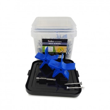 Саморезы Finka Deck Screws A2 4,2x41 mm T20 (350 шт) - саморезы для монтажа террасной и фасадной доски из нержавеющей стали-1