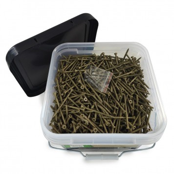 Саморезы Finka Deck Wood Screws C4 4,8х75mm - Саморезы из углеродистой стали для монтажа террасной и фасадной доски открытым способом-3