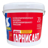 Semin Airless Garnissant - Выравнивающая шпатлевка для безвоздушного нанесения (белая крышка), до 7 мм, 20 кг, РФ
