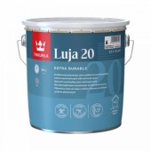 Tikkurila Luja 20 Base A -  Полу-матовая для влажных помещений, белая, 0,9 - 9 л, Финляндия.