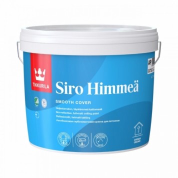 Tikkurila Siro Himmea (Сиро Мат) - Матовая краска для потолков, 0,9-9 литра, Финляндия-0
