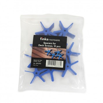 Спейсеры Finka Deck Screws (10 шт) - аксессуары для формирования равномерного зазора между досками террасного настила-1