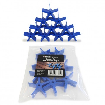 Спейсеры Finka Deck Screws (10 шт) - аксессуары для формирования равномерного зазора между досками террасного настила-2