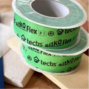 TECTIS Sitko Flex - Крепкий скотч для пароизоляции,  50мм*25м, Финляндия-2